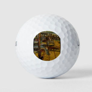 Alle grote schilderijen beginnen met één penseelst golfballen