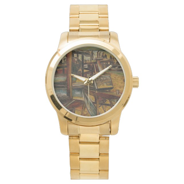 Alle grote schilderijen beginnen met één penseelst horloge (Voorkant)