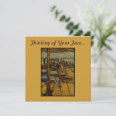 Alle grote schilderijen beginnen met één penseelst kaart (Staand voorkant)