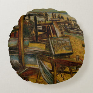 Alle grote schilderijen beginnen met één penseelst rond kussen