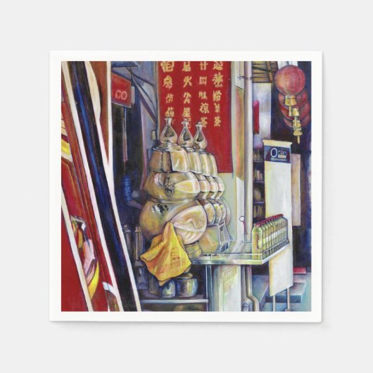 Alle grote schilderijen beginnen met één penseelst servetten (Voorkant)