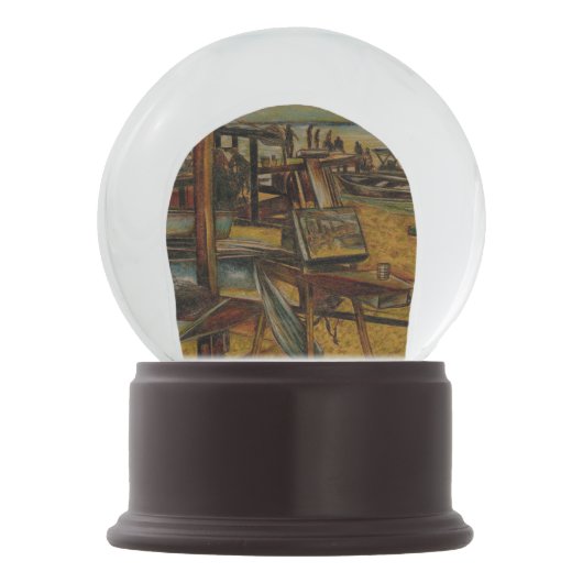 Alle grote schilderijen beginnen met één penseelst sneeuwbol (Achterkant)