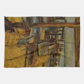 Alle grote schilderijen beginnen met één penseelst theedoek (Horizontaal)