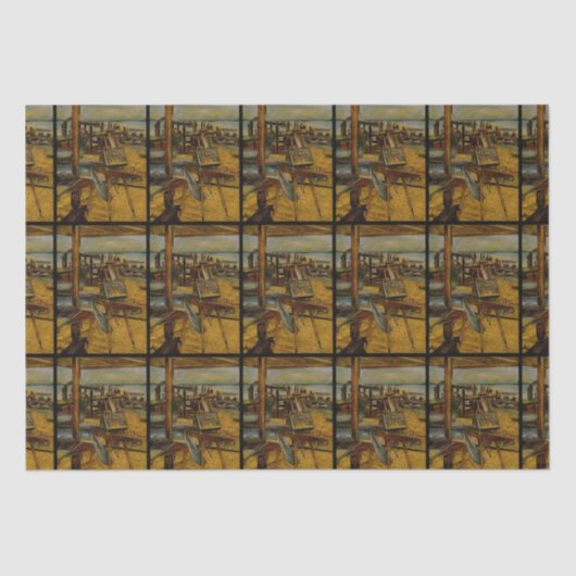 Alle grote schilderijen beginnen met één penseelst tissuepapier (Voorkant)