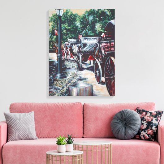 Alle Grote Stormen kondigen zichzelf aan met een b Canvas Afdruk (Insitu (Woonkamer))