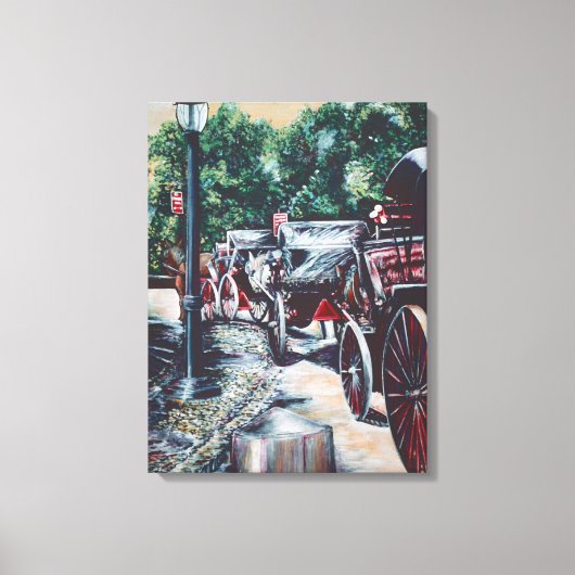 Alle Grote Stormen kondigen zichzelf aan met een b Canvas Afdruk (Voorkant)