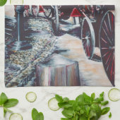 Alle Grote Stormen kondigen zichzelf aan met een b Theedoek (Gevouwen)