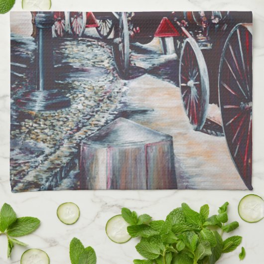 Alle Grote Stormen kondigen zichzelf aan met een b Theedoek (Gevouwen)