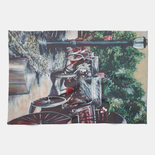 Alle Grote Stormen kondigen zichzelf aan met een b Theedoek (Horizontaal)