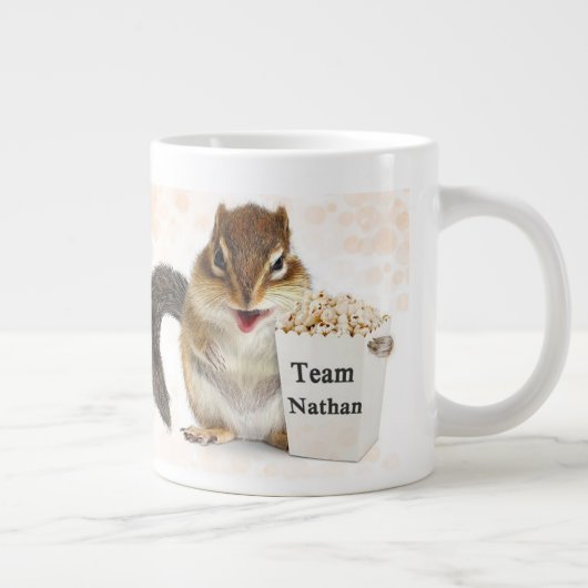 Alle hagel de Alpha Squirrel Jumbo Mok (Rechts)