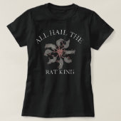 Alle hagel de rattenkoning, middeleeuwse ratten, k t-shirt (Design voorkant)