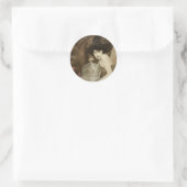 Alle hagetijden ronde sticker (Tas)