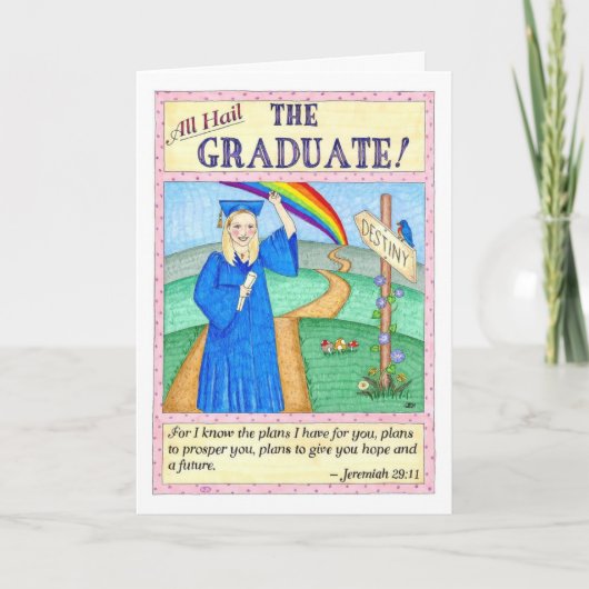 Alle Hail de Afstuderen Afstuderen Kaart (Voorkant)