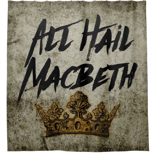 Alle Hail Macbeth Douchegordijn (Voorkant)