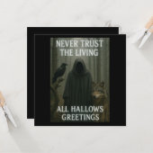 Alle Halloween Groeten Kaart (Voorkant / Achterkant in situ)