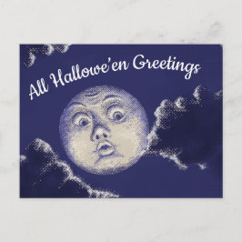Alle Hallowe'en Groeten  Moon Briefkaart