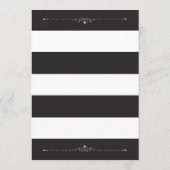 Alle Hallows Eve Halloween Oranje Roos Platte Menu (Achterkant)