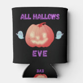 Alle Hallows Eve Halloween Pumpkin en geesten Blikjeskoeler (Achterkant)