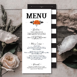 Alle Hallows Eve Halloween Roos Flat Bord Menu