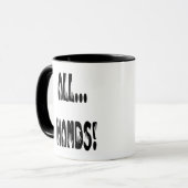 Alle...handen Mok (Voorkant links)