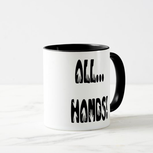 Alle...handen Mok (Voorkant rechts)