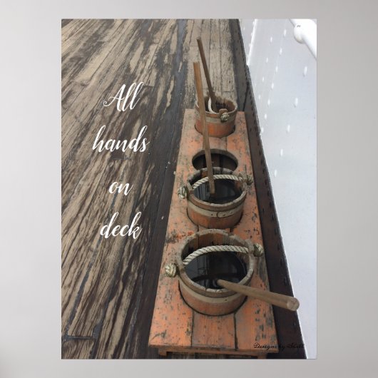Alle handen op dek poster (Voorkant)