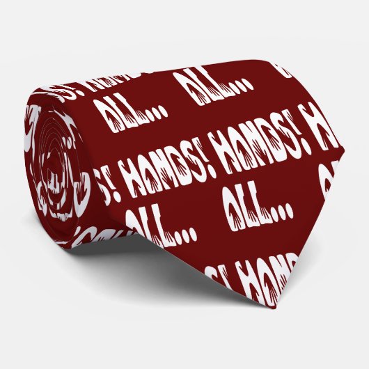 Alle...handen Stropdas (Opgerold)