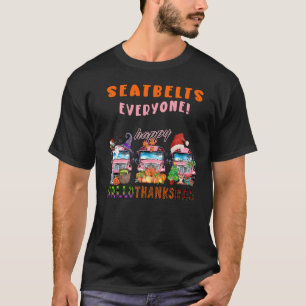 Alle Happy Hanksmas Bus Mannen W T-shirt