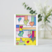 Alle harten briefkaart (Staand voorkant)