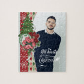 Alle harten komen naar huis voor kerstfoto legpuzzel (Verticaal)