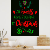 Alle harten komen samen op kerstavond, ZSG Poster (Keuken)