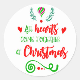 Alle harten komen samen op kerstavond, ZSG Ronde Sticker