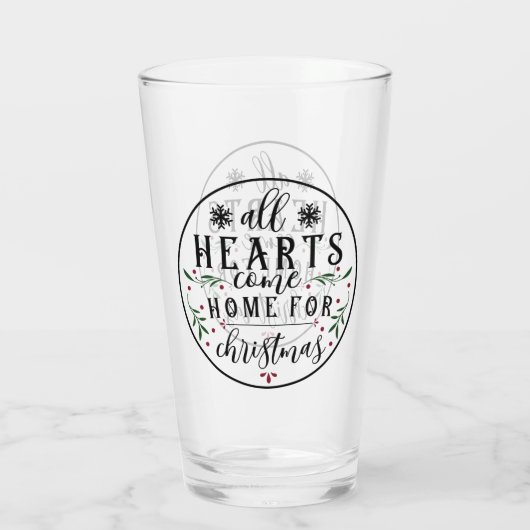 Alle harten komen thuis... glas (Achterkant)