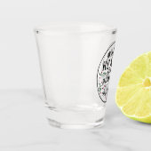 Alle harten komen thuis... shot glas (Links)