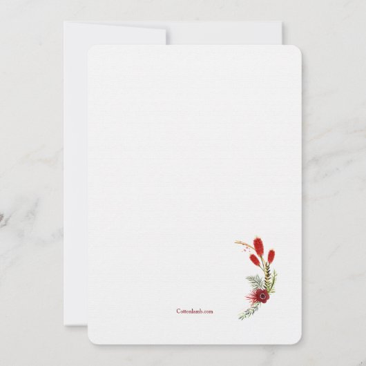 Alle hartenbridale Shower-uitnodiging Kaart (Achterkant)