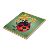 Alle Heart Ladybug Tiles 'n' Trivets Tegeltje (Zijkant)