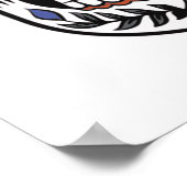 Alle heiligdommen Dag van de Dode Kleurrijke Schui Poster (Hoek)