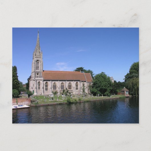 Alle heiligen, Marlow, Buckinghamshire Briefkaart (Voorkant)