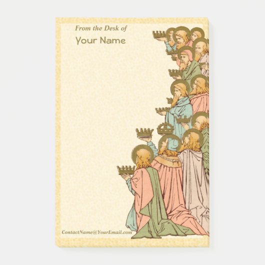 Alle heiligen (RLS 19, Juist Detail) 4"x6" Post-it® Notes (Voorkant)