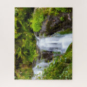 Alle heiligen Waterfall Black Forest Duitsland. Legpuzzel (Verticaal)
