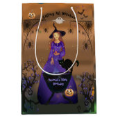 Alle heksen Halloween verjaardag Medium Cadeauzakje (Voorkant)