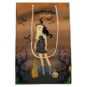 Alle heksen Halloween verjaardag Medium Cadeauzakje (Achterkant)