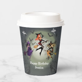 Alle heksen Halloweenfeest 30e verjaardag Papieren Bekers