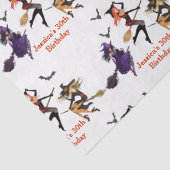 Alle heksen Halloweenfeest 30e verjaardag Tissuepapier (Detail)