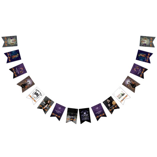 Alle heksen Halloweenfeest 30e verjaardag Vlaggetjes (Alle)