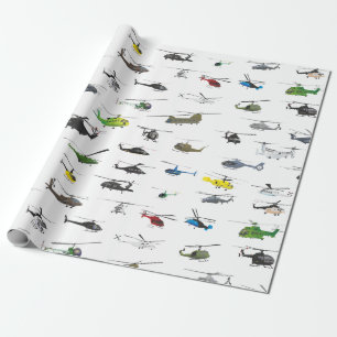 Alle helikopters cadeaupapier