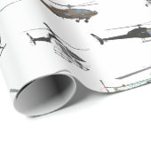 Alle helikopters cadeaupapier (Rol Hoek)