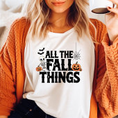 Alle Herfst dingen grappig Halloween Tri-Blend Shirt