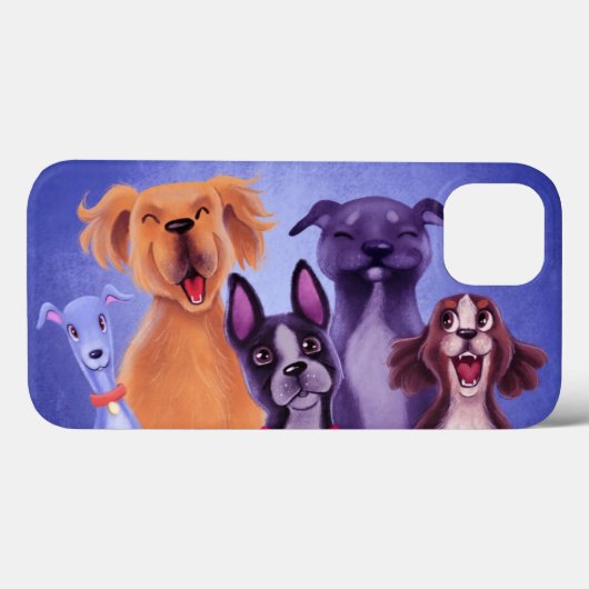 Alle honden Case-Mate iPhone case (Achterkant (horizontaal))