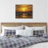 Alle honden gaan naar de hemel canvas afdruk (Insitu (Slaapkamer))